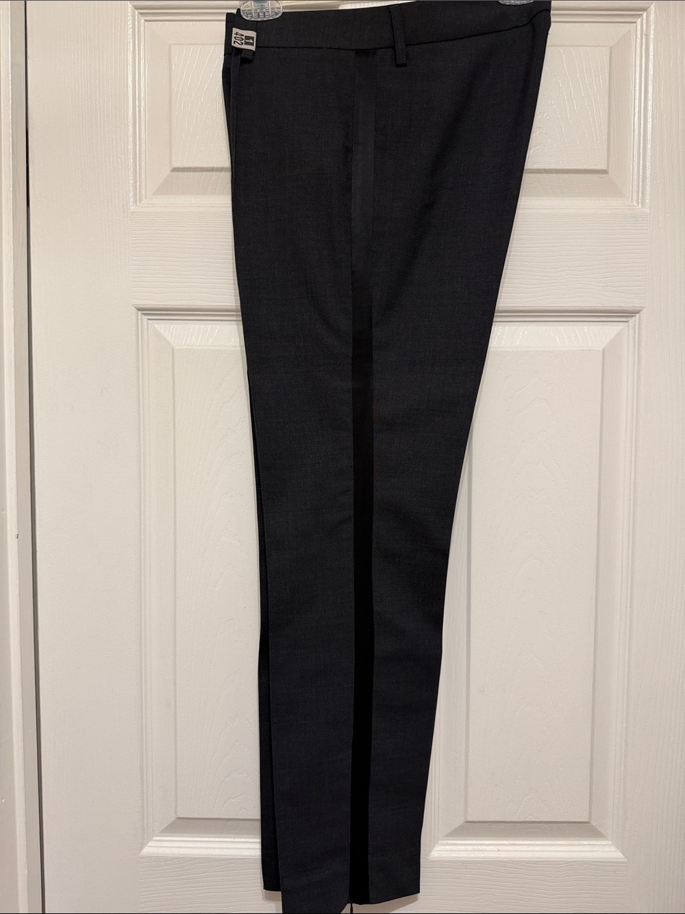 Nili Lotan Cropped Ankle Pants with Satin Side Stripe